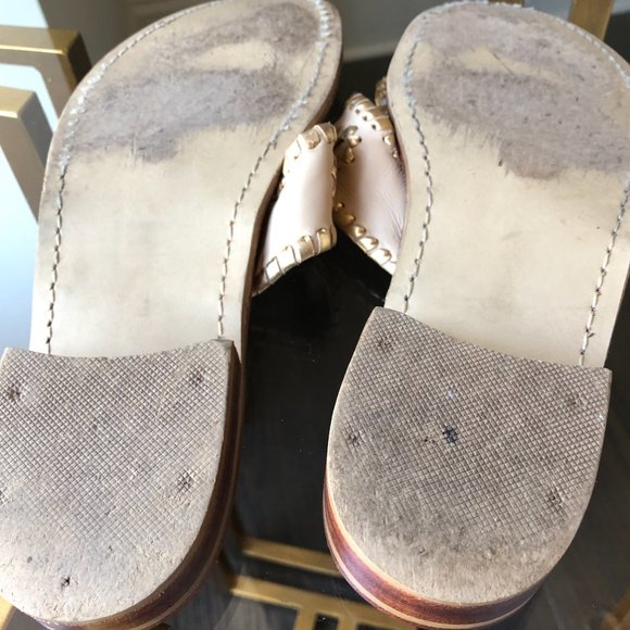 Jack Rogers 10 Cream/Gold - Picture 5 of 5